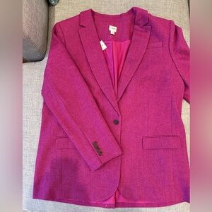 Pink J Crew Blazer
